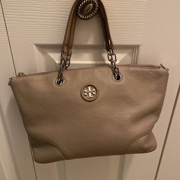 Tory Burch Whipstick Slouchy French Grey satchel bag - Picture 13 of 14